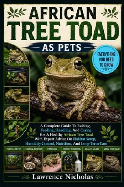 African Tree Toad as Pets: A Complete Guide To Raising, Feeding, Handling, And Caring For A Healthy African Tree Toad With Expert Advice On Habitat Se by Lawrence Nicholas