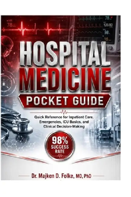 Hospital Medicine Pocket Guide: Quick Reference for Inpatient Care, Emergencies, ICU Basics, and Clinical Decision-Making by Majken D. Folke