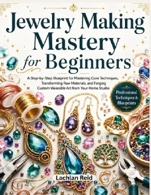 Jewelry making mastery for beginners: Step-by-step blueprint for mastering core techniques, transforming raw materials, and forging customs wearable a by Lachlan Reid