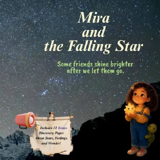 Mira and the Falling Star: Some friends shine brighter after we let them go. by Moonberry Studio