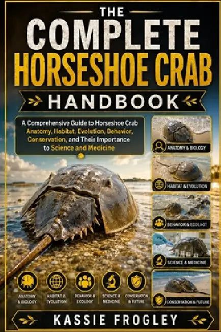 The Complete Horseshoe Crab Handbook: A Comprehensive Guide to Horseshoe Crab Anatomy, Habitat, Evolution, Behavior, Conservation, and Their Importanc by Kassie Frogley