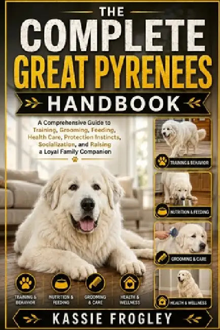 The Complete Great Pyrenees Handbook: A Comprehensive Guide to Training, Grooming, Feeding, Health Care, Protection Instincts, Socialization, and Rais by Kassie Frogley