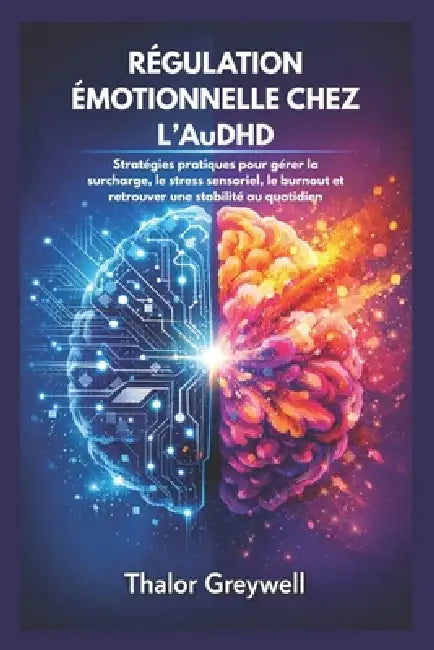 RÉGULATION ÉMOTIONNELLE CHEZ L'AuDHD: Stratégies pratiques pour gérer la surcharge, le stress sensoriel, le burnout et retrouver une stabilité au quot by Thalor Greywell