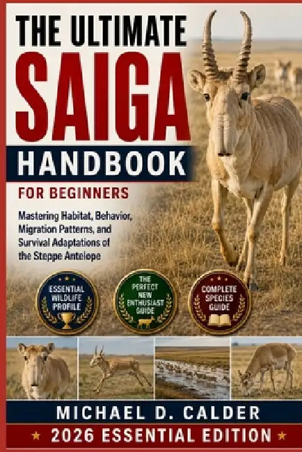 The Ultimate Saiga Handbook for Beginners: Mastering Habitat, Behavior, Migration Patterns, and Survival Adaptations of the Steppe Antelope by Michael D. Calder