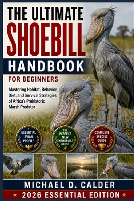 The Ultimate Shoebill Handbook for Beginners: Mastering Habitat, Behavior, Diet, and Survival Strategies of Africa's Prehistoric Marsh Predator by Michael D. Calder