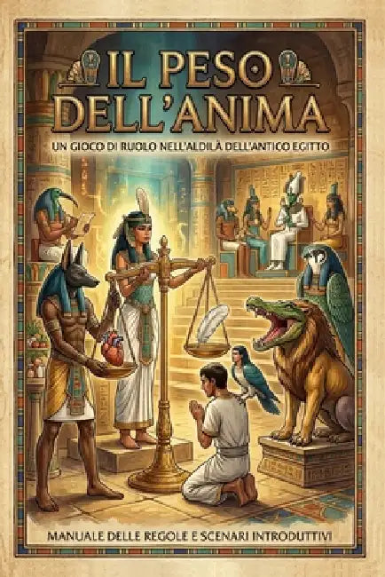 Il peso dell'anima: gioco di ruolo nell'oltretomba dell'antico Egitto by Aino U. Micciché, Augusto Chiarle, Karl Guthorm