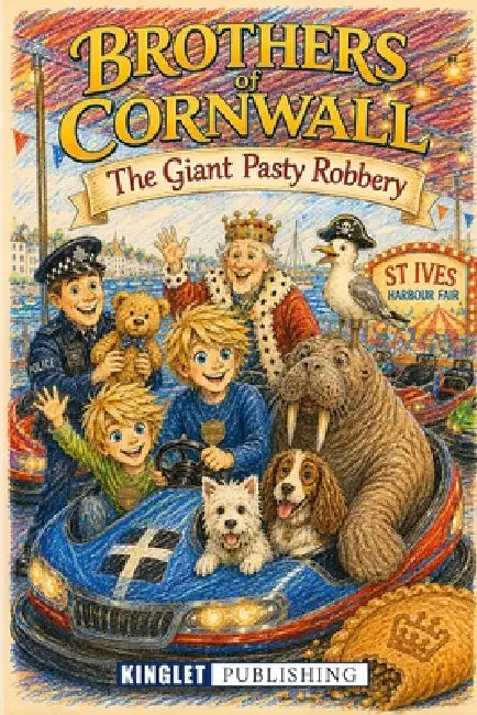 Brothers Of Cornwall - The Great Pasty Robbery: A giant pasty has been stolen... and somehow a walrus, one legged seagull and a village gang are suspe by Kinglet Publishing, Stuart Wheeler