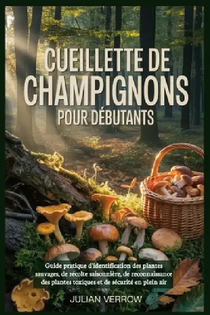 Cueillette de champignons pour débutants: Guide pratique d'identification des plantes sauvages, de récolte saisonnière, de reconnaissance des plantes by Julian Verrow