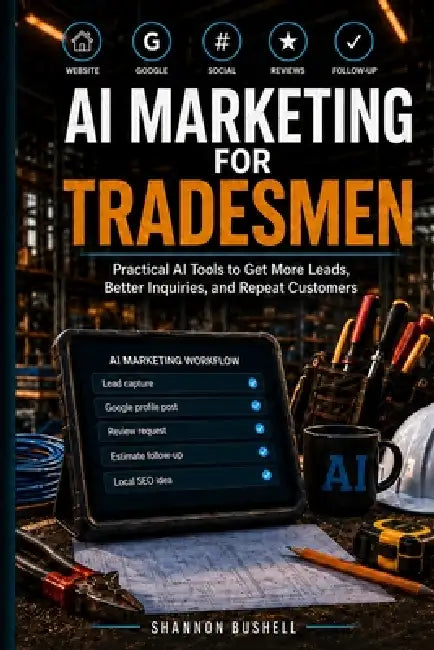 AI Marketing for Tradesmen: Practical AI Tools to Get More Leads, Better Inquiries, and Repeat Customers by Shannon Bushell