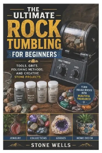 The Ultimate Rock Tumbling For Beginners: Tools, Grits, Polishing Methods, and Creative Stone Projects by Stone Wells