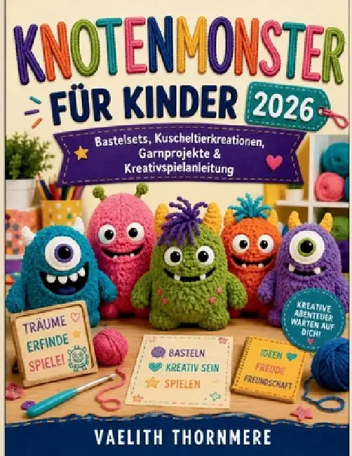 Knotenmonster Für Kinder 2026: Bastelsets, Kuscheltierkreationen, Garnprojekte & Kreativspielanleitung by Vaelith Thornmere