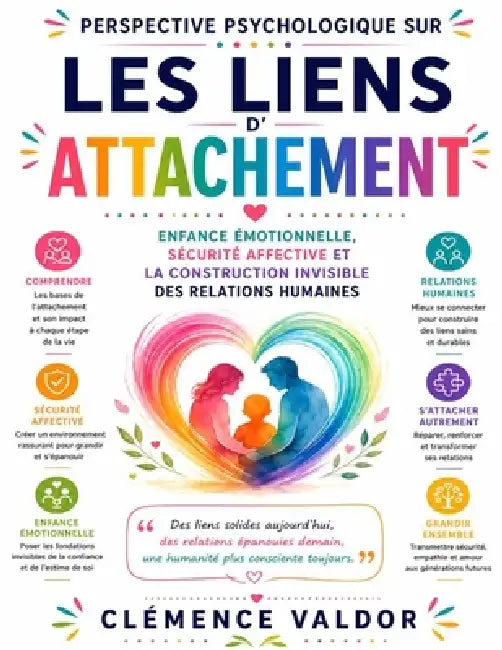 Perspective psychologique sur Les liens d'attachement: Enfance émotionnelle, sécurité affective et la construction invisible des relations humaines by Clémence Valdor