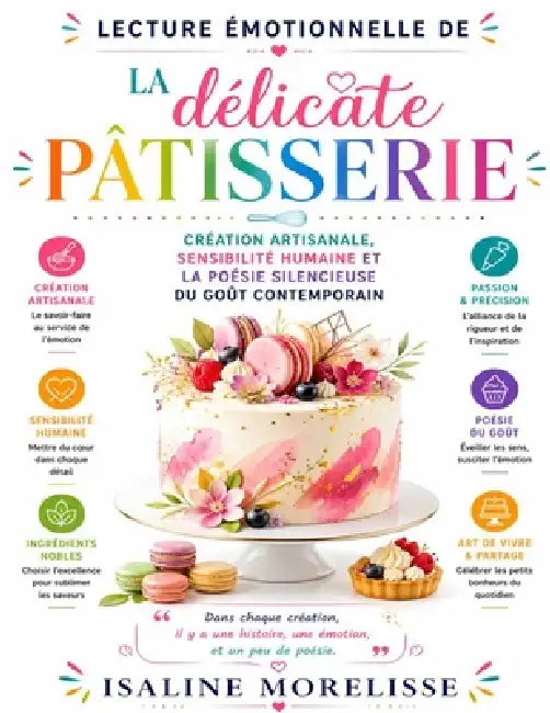 Lecture émotionnelle de La délicate pâtisserie: Création artisanale, sensibilité humaine et la poésie silencieuse du goût contemporain by Isaline Morelisse
