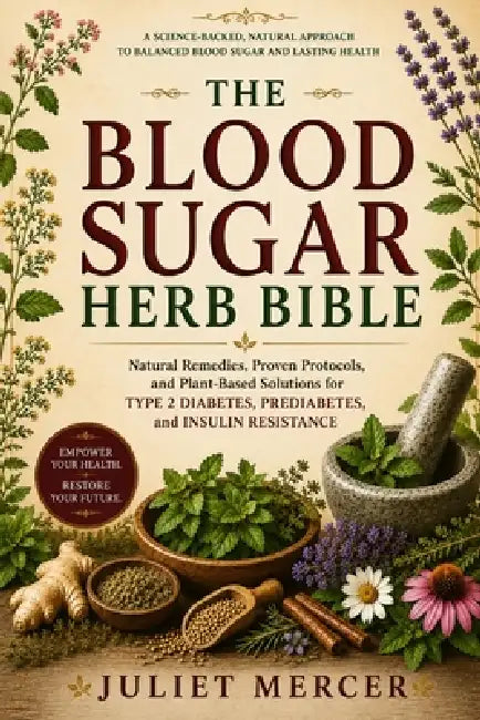 The Blood Sugar Herb Bible: Natural Remedies, Proven Protocols, and Plant-Based Solutions for Type 2 Diabetes, Prediabetes, and Insulin Resistance by Juliet Mercer