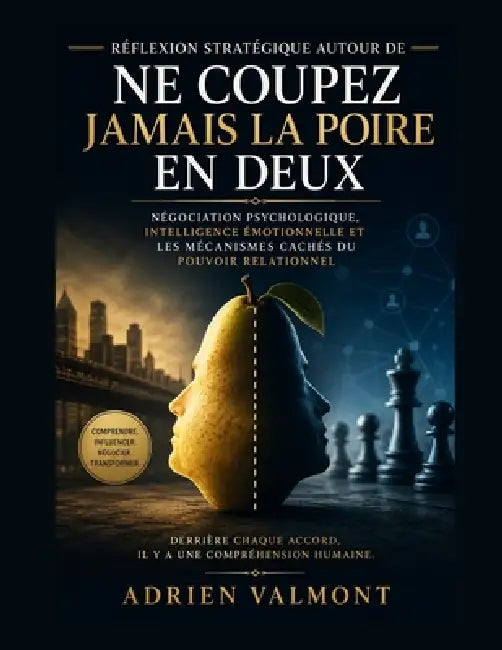 Réflexion stratégique autour de Ne coupez jamais la poire en deux: Négociation psychologique, intelligence émotionnelle et les mécanismes cachés du po by Adrien Valmont