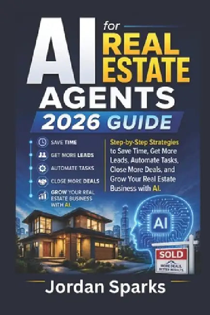 AI for Real Estate Agents 2026 Guide: Step-by-Step Strategies to Save Time, Get More Leads, Automate Tasks, Close More Deals, and Grow Your Real Estat by Jordan Sparks