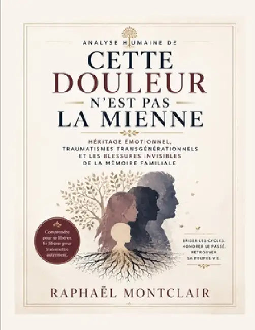 Analyse humaine de Cette douleur n'est pas la mienne: Héritage émotionnel, traumatismes transgénérationnels et les blessures invisibles de la mémoire by Raphaël Montclair