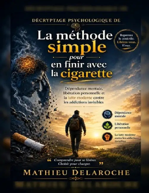 Décryptage psychologique de La méthode simple pour en finir avec la cigarette: Dépendance mentale, libération personnelle et la lutte moderne contre l by Mathieu Delaroche