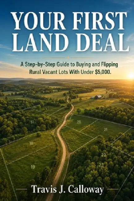 Your First Land Deal: A Step-by-Step Guide to Buying and Flipping Rural Vacant Lots With Under $5,000 by Travis J. Calloway