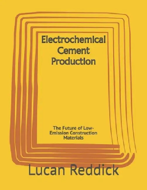 Electrochemical Cement Production: The Future of Low-Emission Construction Materials by Lucan Reddick