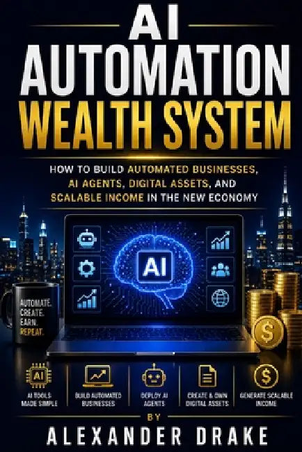 AI Automation Wealth System: How to Build Automated Businesses, AI Agents, Digital Assets, and Scalable Income in the New Economy by Alex Crescenzi