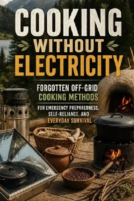 Cooking Without Electricity: Forgotten Off-Grid Cooking Methods for Emergency Preparedness, Self-Reliance, and Everyday Survival by V. Rhea