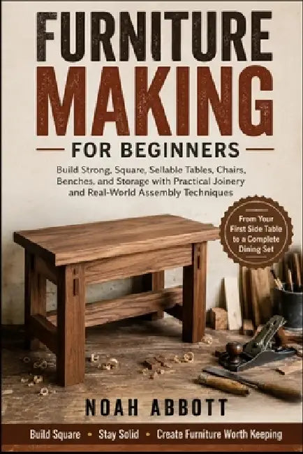 Furniture Making for Beginners: Build Strong, Square, Sellable Tables, Chairs, Benches, and Storage with Practical Joinery and Real-World Assembly Tec by Noah Abbott