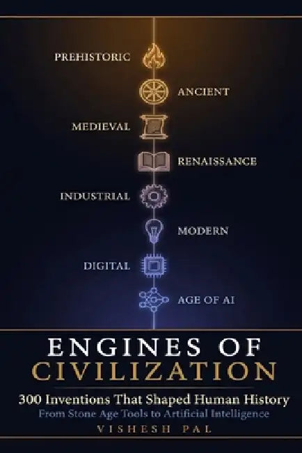 Engines of Civilization: 300 Inventions That Shaped Human History - From Stone Age Tools to Artificial Intelligence by Vishesh Pal
