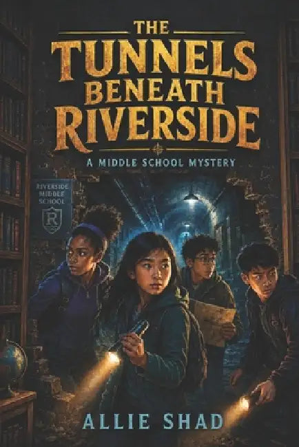 The Tunnels Beneath Riverside: A Middle School Mystery by Allie Shad