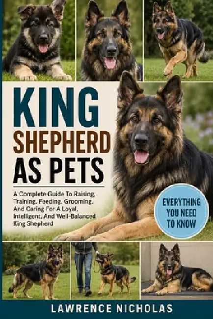 The King Shepherd as Pets: A Complete Guide To Raising, Training, Feeding, Grooming, And Caring For A Loyal, Intelligent, And Well-Balanced King Sheph by Lawrence Nicholas
