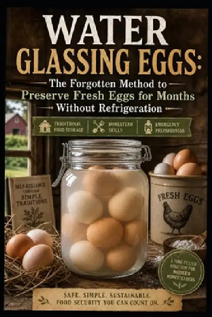 Water Glassing Eggs: The Forgotten Method to Preserve Fresh Eggs for Months Without Refrigeration (Traditional Food Storage, Homestead Skills & Emerge by V. Rhea