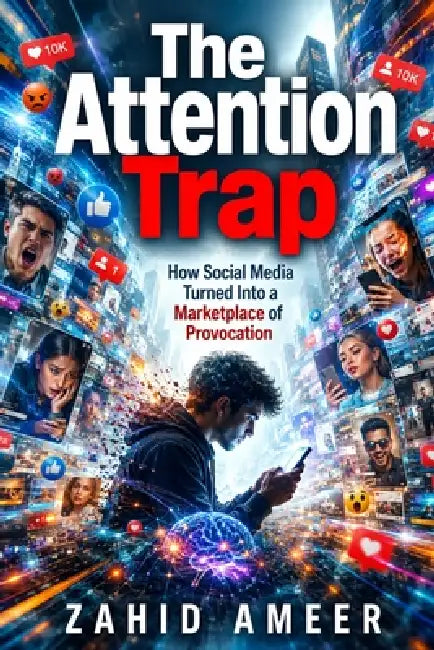 The Attention Trap: How Social Media Turned Into a Marketplace of Provocation: A Deep Investigation into Algorithms, Outrage, Virality, and the Battle by Zahid Ameer