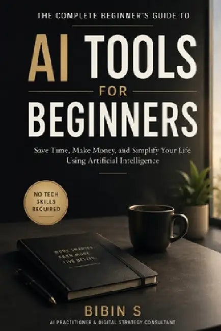 AI Tools for Beginners: The Complete Practical Guide to Using Artificial Intelligence to Save Time, Make Money, and Work Smarter by Bibin S