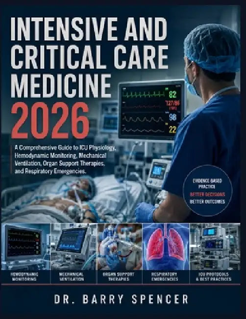 Intensive and Critical Care Medicine 2026: A Comprehensive Guide to ICU Physiology, Hemodynamic Monitoring, Mechanical Ventilation, Organ Support Ther by Barry Spencer