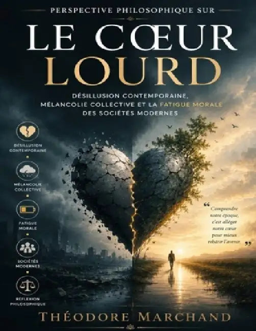 Perspective philosophique sur Le Coeur lourd: Désillusion contemporaine, mélancolie collective et la fatigue morale des sociétés modernes by Théodore Marchand