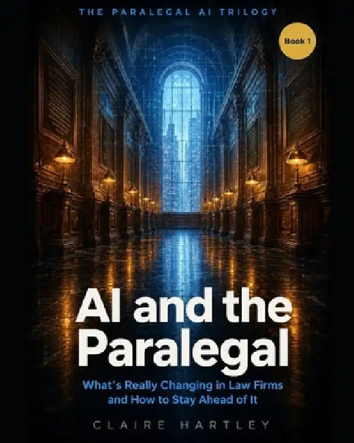 AI and the Paralegal: What's Really Changing in Law Firms and How to Stay Ahead of It by Claire Hartley