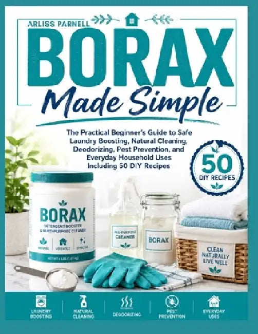 Borax Made Simple: The Practical Beginner's Guide to Safe Laundry Boosting, Natural Cleaning, Deodorizing, Pest Prevention and Everyday Household Uses by Arliss Parnell