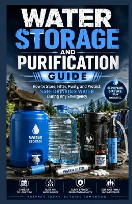 Water Storage and Purification Guide.: How to Store, Filter, Purify, and Protect Safe Drinking Water During Any Emergency. by Kaleigh S. Gracia