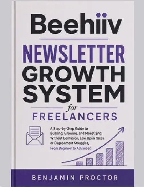 Beehiiv Newsletter Growth System for Freelancers: A Step-by-Step Guide to Building, Growing, and Monetizing Without Confusion, Low Open Rates, or Enga by Benjamin Proctor
