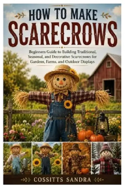 How to Make Scarecrows: Beginners Guide to Building Traditional, Seasonal, and Decorative Scarecrows for Gardens, Farms, and Outdoor Displays by Cossitts Sandra