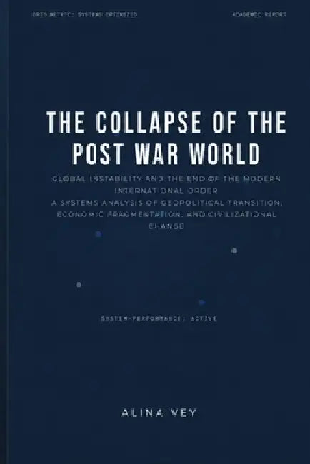 The Collapse of the Post War World: Global Instability and the End of the Modern International Order by Alina Vey