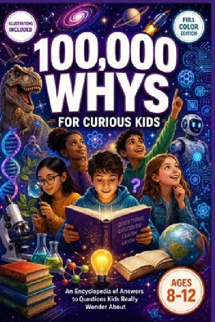 100,000 Whys for Curious Kids: An Encyclopedia of Answers to Questions Kids Really Wonder About Spark Curiosity, Build Confidence and Shape the Future by Grace Harper