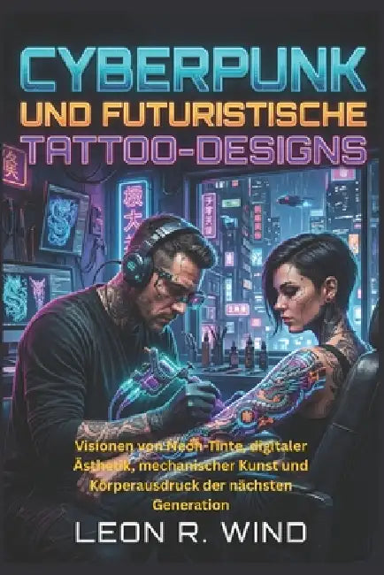 Cyberpunk und futuristische Tattoo-Designs: Visionen von Neon-Tinte, digitaler Ästhetik, mechanischer Kunst und Körperausdruck der nächsten Generation by Leon R. Wind