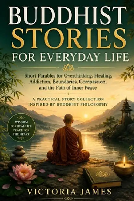 Buddhist Stories for Everyday Life: Short Parables for Overthinking, Healing, Addiction, Boundaries, Compassion, and the Path of Inner Peace by Victoria James
