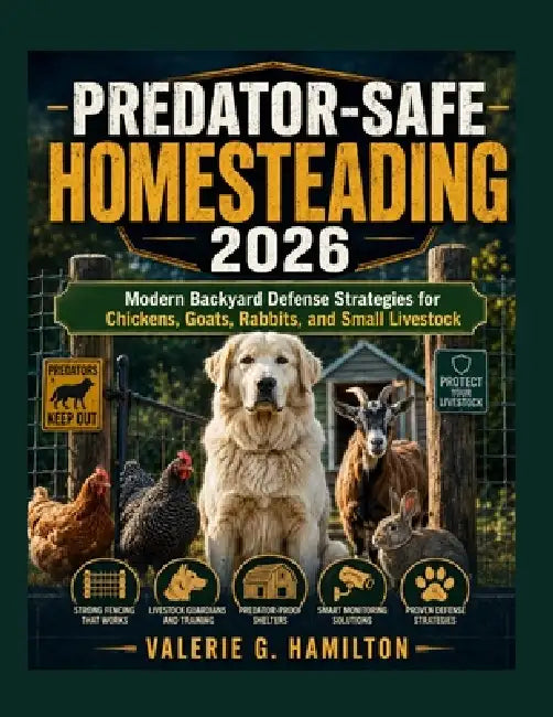 Predator-Safe Homesteading 2026: Modern Backyard Defense Strategies for Chickens, Goats, Rabbits, and Small Livestock by Valerie G. Hamilton