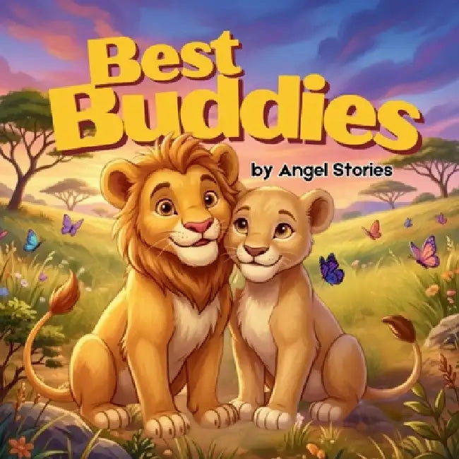 Best Buddies: A Sweet Lion Cub Story About Friendship, Kindness, and Brotherly Love for Toddlers and Preschoolers: A Fun Children's Bedtime Animal Sto by Angel Stories
