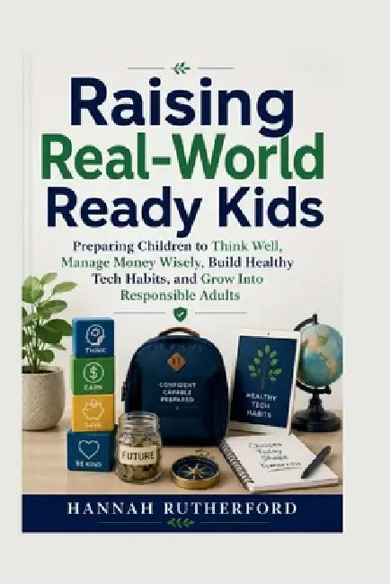 Raising Real-World Ready Kids: Preparing Children to Think Well, Manage Money Wisely, Build Healthy Tech Habits, and Grow Into Responsible Adults by Hannah Rutherford