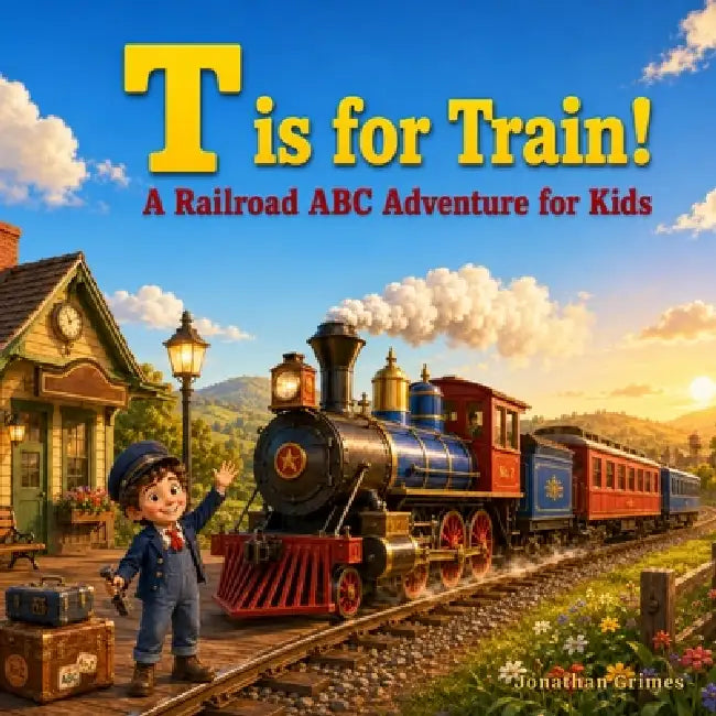 T is for Train!: A Railroad ABC Adventure for Kids by Jonathan Grimes