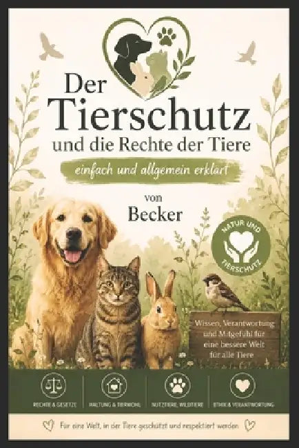 Der Tierschutz und die Rechte der Tiere einfach und allgemein erklärt: Verantwortungsvoller Umgang mit Tieren by Becker
