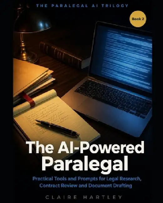 The AI-Powered Paralegal: Practical Tools and Prompts for Legal Research, Contract Review and Document Drafting by Claire Hartley